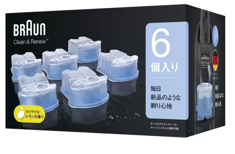 Amazon.co.jp: コストコ ブラウン 電気シェーバー用洗浄液 6個入